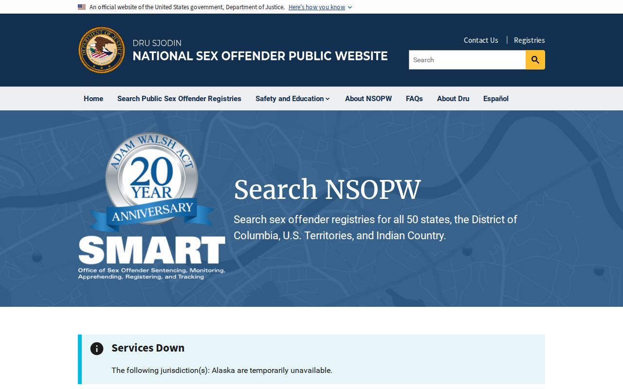 NSOPW national supplement for a Palo Alto County sex offender lookup